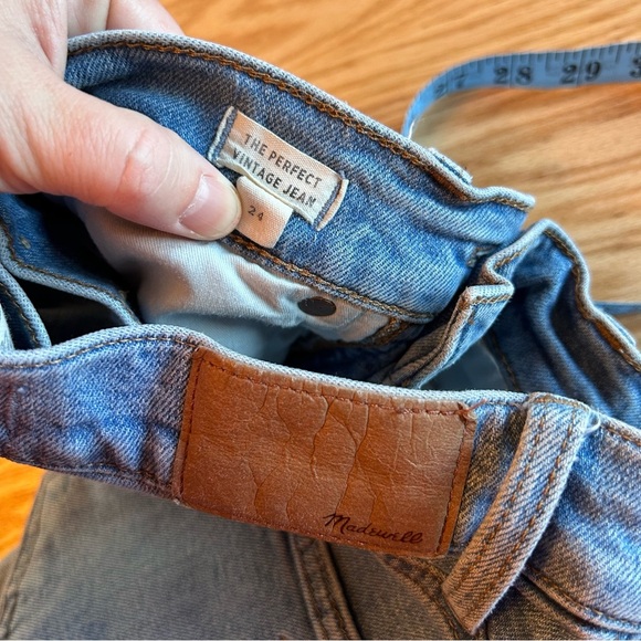 Madewell The Perfect Vintage Jean in Denman Wash Size 24 NC328 - Picture 11 of 14